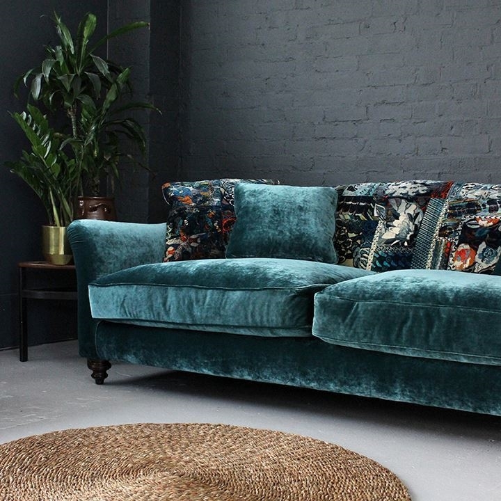 Teal Velvet Corner Sofa Uk | Awesome Home