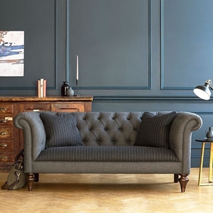 Shop Our Edit: Camden 2.5 Seater Sofa in Smythson Ebony & Amatheon Armour