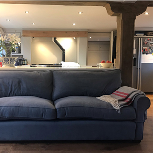 Customer Photos: Bignor Extra Large Sofa in Linara Lead