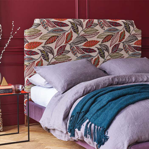 As Seen in Our Brochure January 2022: Shoreditch King Bed in Mulberry Festival Forest Leaves