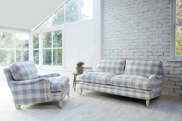 striped lounge suite sofas