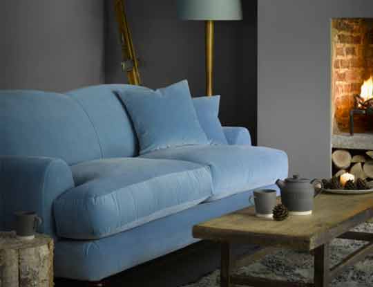Velvet Sofas Crushed British