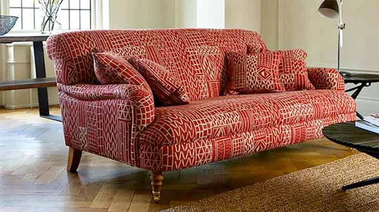 holmfirth large red sofa