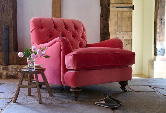 The button back Chesterfield sofa